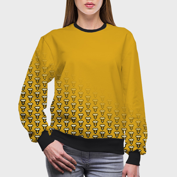 Bluza damska wciągana full-print