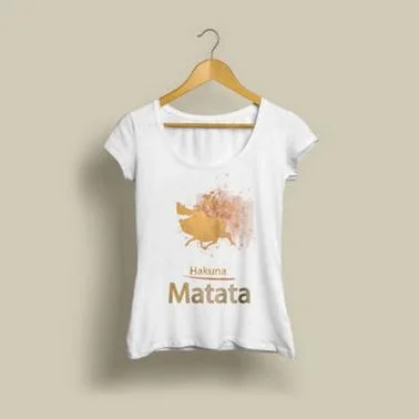 Koszulka z nadrukiem Hakuna Matata