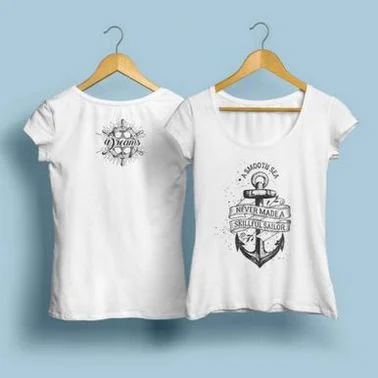 Koszulka z nadrukiem żeglarskim