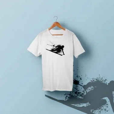 Koszulka z nadrukiem TDRUK - narciarz