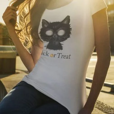 Koszulka z nadrukiem Trick or Treat