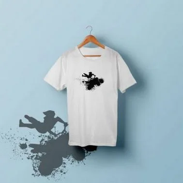 Koszulka z nadrukiem TDRUK - narciarz